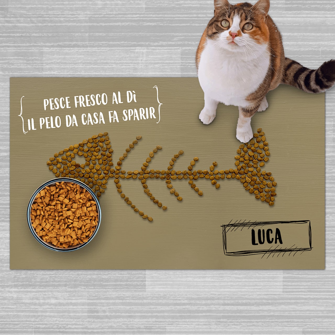 Cuscino Personalizzato con Foto del Tuo Gatto