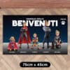 Zerbino personalizzato - Famiglia supereroi