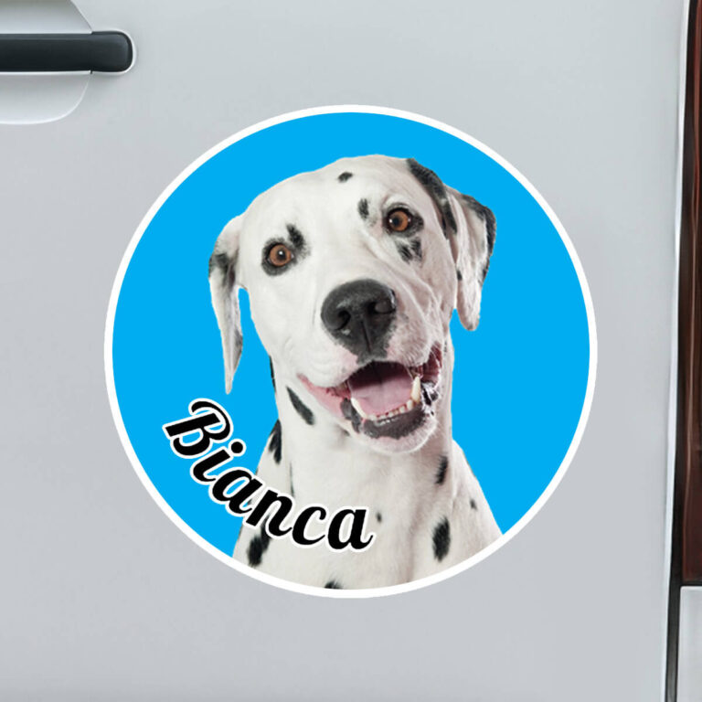Adesivo personalizzato per auto - Animale a bordo