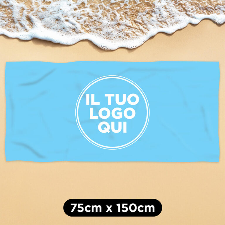 Telo mare personalizzato con il tuo logo