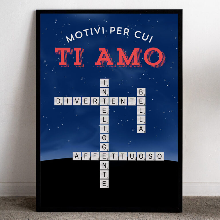 Poster personalizzato - Cruciverba