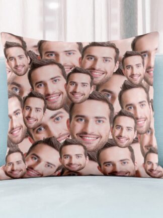 Cuscino personalizzato – Facce sparse