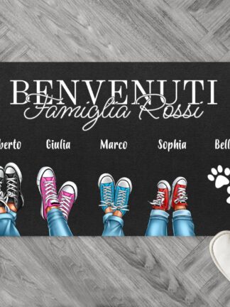 Zerbino personalizzato - Scarpe di famiglia