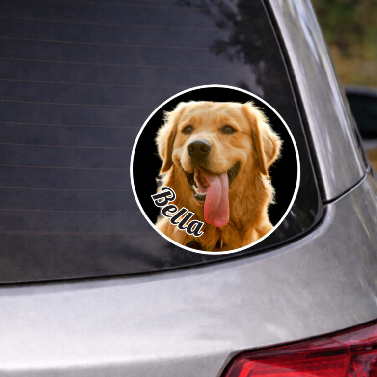 Adesivo personalizzato per auto - Animale a bordo