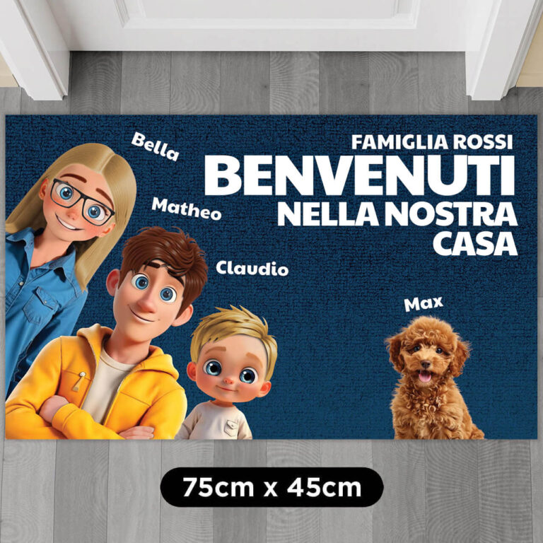 Zerbino Personalizzato – Casa, ma più carina