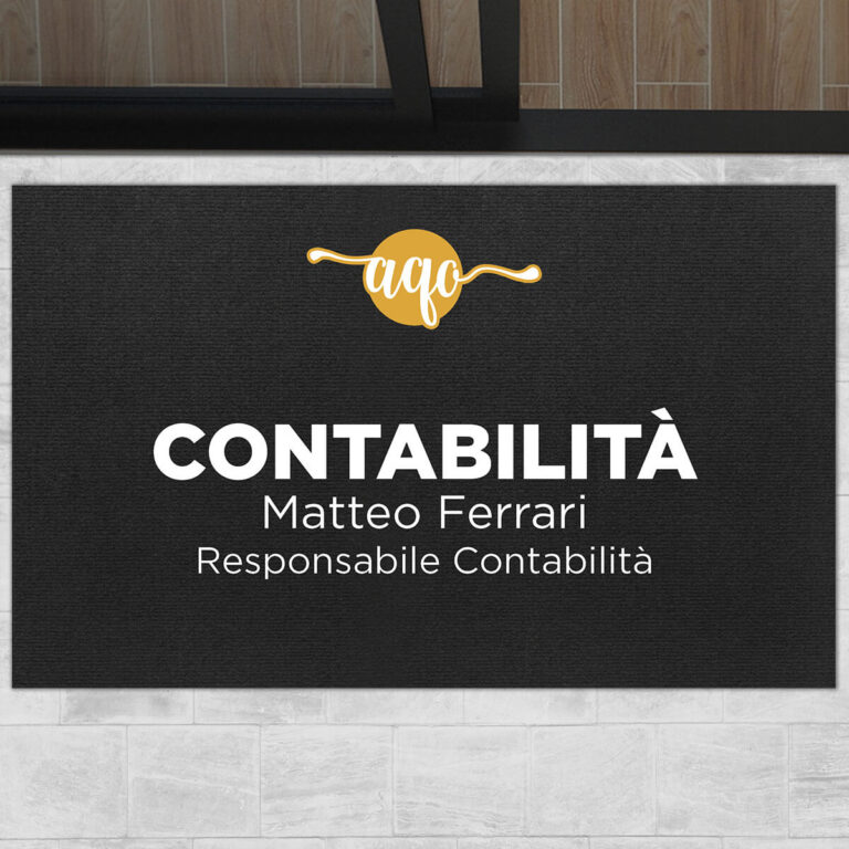 Zerbino personalizzato - Ingresso professionale