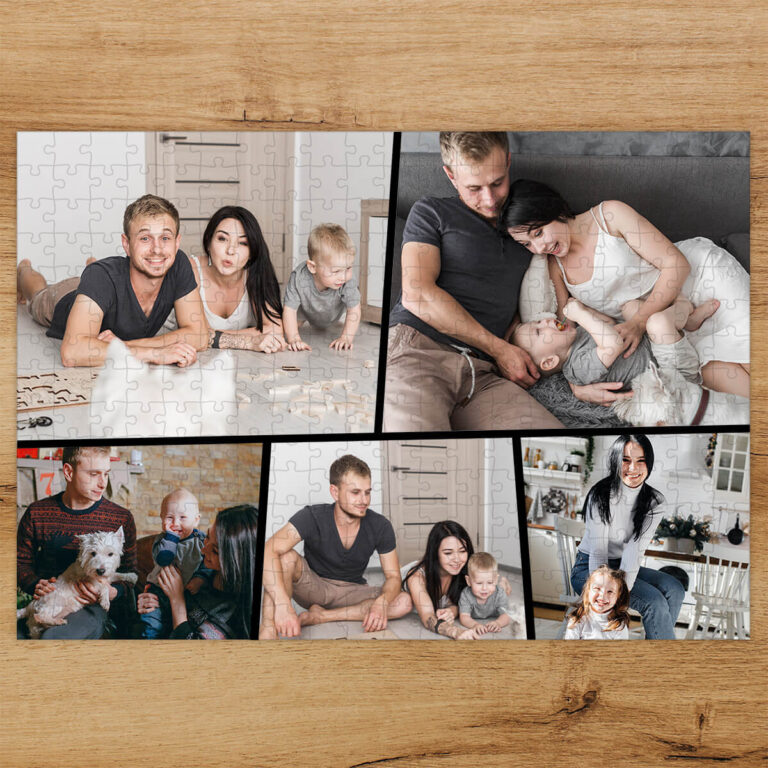 Puzzle con la tua foto - Collage (300 pezzi)