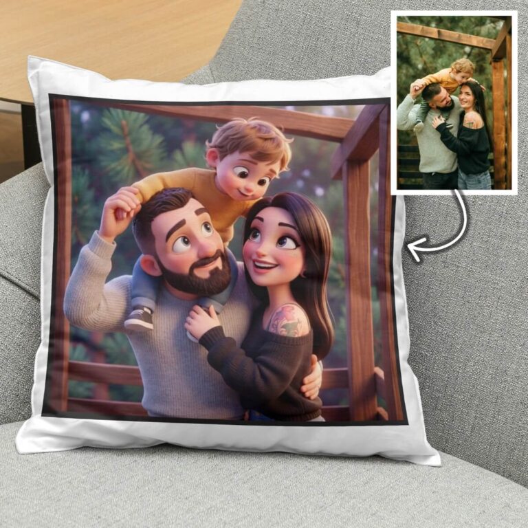 Cuscino animato personalizzato