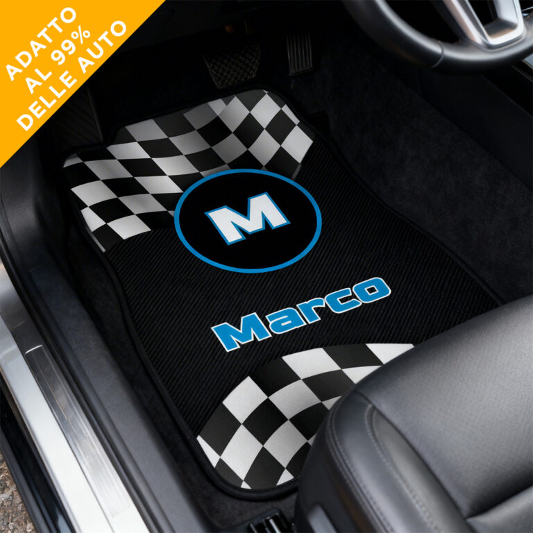 Tappetini auto personalizzati - Design racing