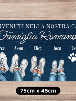 Zerbino personalizzato - Sneakers di famiglia cool