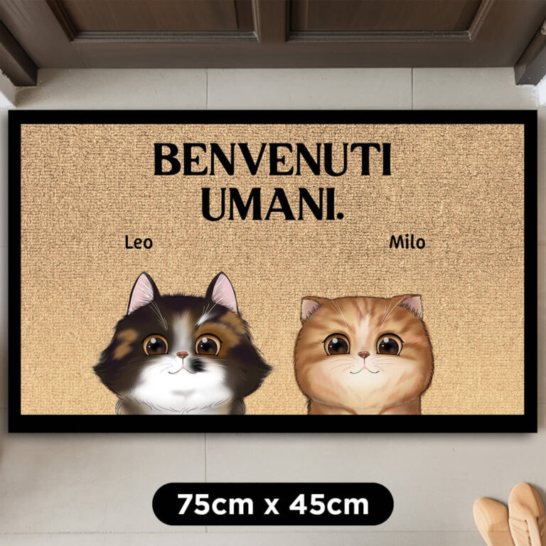 Zerbino personalizzato - Benvenuti umani