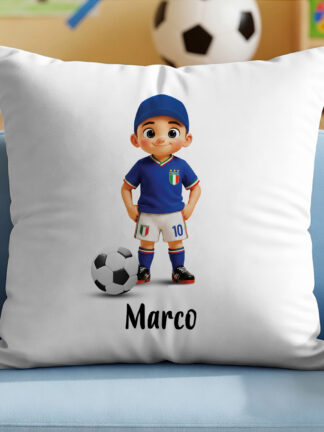 Cuscino personalizzato – Appassionato di calcio