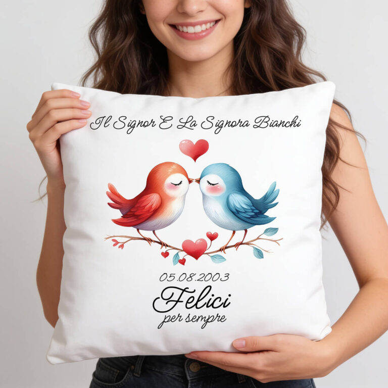 Cuscino personalizzato – Io & Te