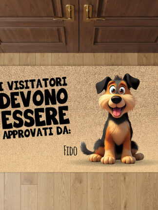 Zerbino Personalizzato - I visitatori devono essere approvati da