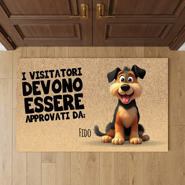 Zerbino Personalizzato - I visitatori devono essere approvati da