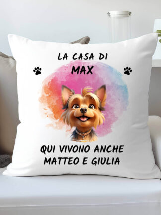 Cuscino personalizzato - Casa del cane