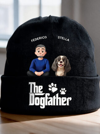 Personalised beanie - The dogfather