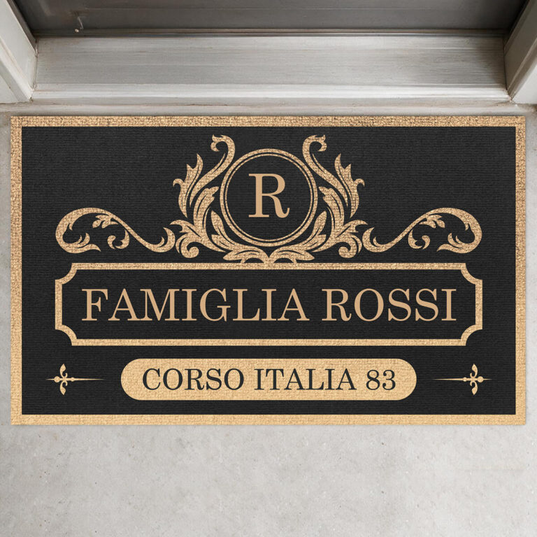 Zerbino personalizzato con il tuo cognome