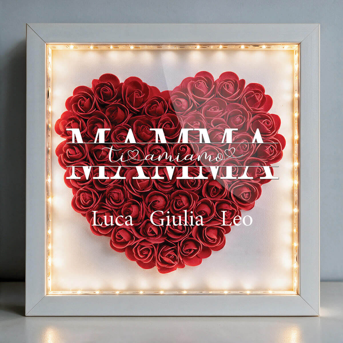 Scatola di fiori personalizzata - Amore